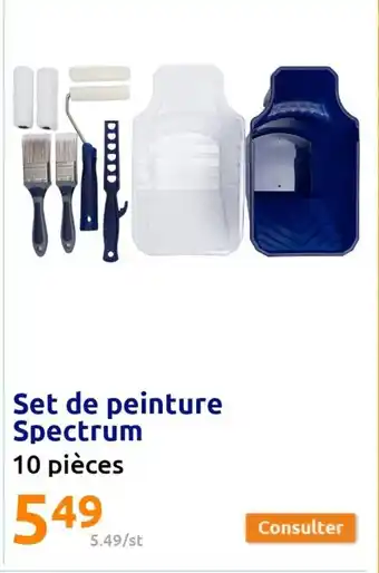 Action Set De Peinture Spectrum offre