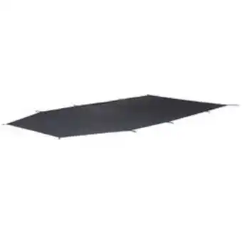 Tapis de sol de tente de trek quickhiker ultralight 4 personnes gris clair