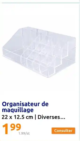 Action Organisateur De Maquillage offre