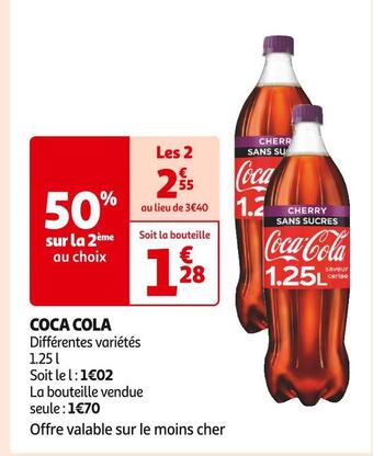 Auchan Supermarché Coca cola coca cola offre