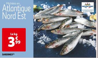 Auchan Supermarché Pavillon france sardines offre
