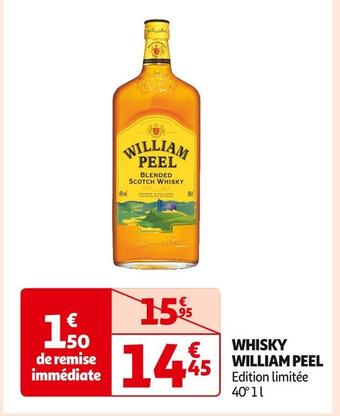Auchan Supermarché William peel whisky offre
