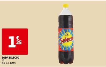 Auchan Supermarché Selecto soda offre