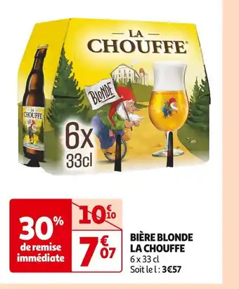 Auchan Supermarché La chouffe bière blonde offre