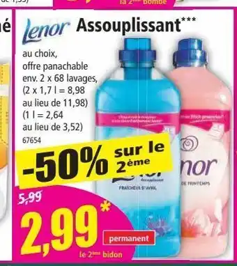 Norma Assouplissant lenor offre