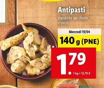 Lidl Antipasti offre