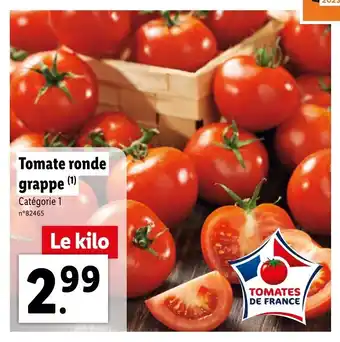Tomate ronde grappe
