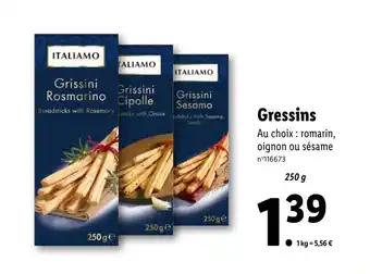 Lidl Gressins offre