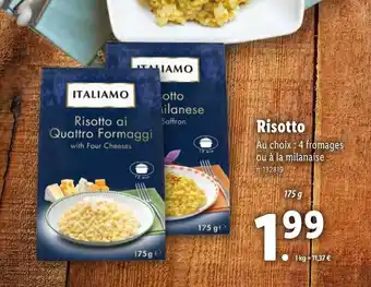 Lidl Risotto offre