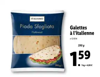 Lidl Galettes à l'italienne offre
