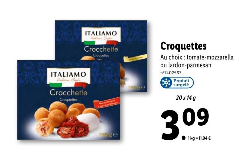 Promo Croquettes chez Lidl