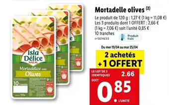 Mortadelle olives