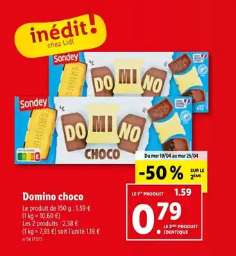 Domino choco