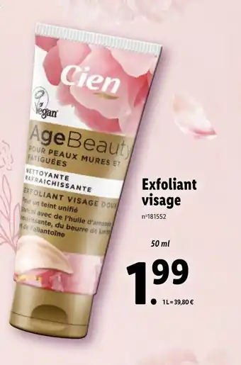 Exfoliant vsiage