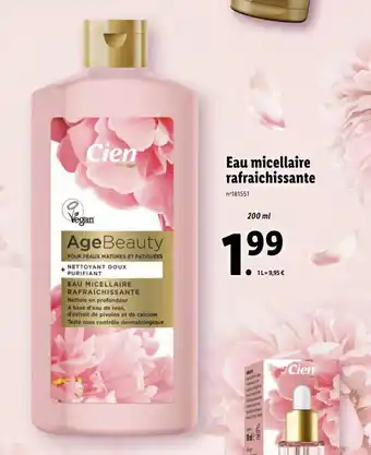Eau micellaire rafraichissante