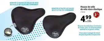 Lidl Housse de Selle de Vélo Visco-électrique offre