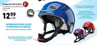 Lidl Casque de Vélo Enfant offre