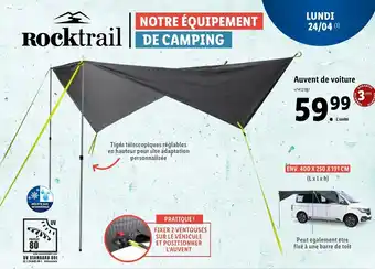 Lidl Auvent de Voiture offre