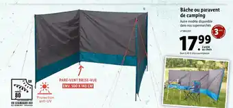 BĂąche ou Paravent de Camping