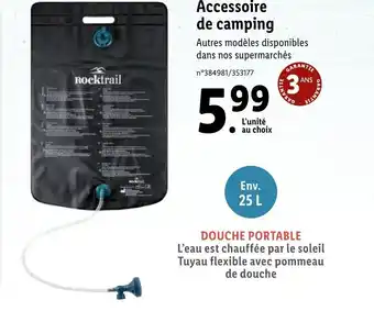 Lidl Accessoire de Camping offre