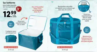 Lidl Sac Isotherme offre