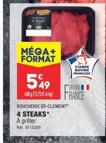ALDI 4 Steaks offre