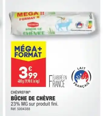 ALDI Chèvrefin Bûche de Chèvre offre
