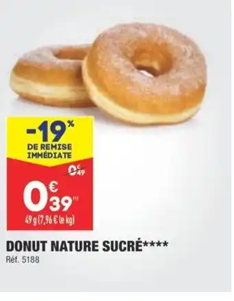 ALDI Donut Nature Sucré offre