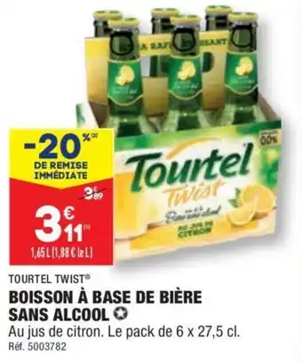 ALDI Tourtel Twist Boisson à Base de Bière Sans Alcool offre