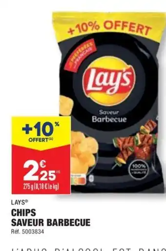 ALDI Lays Chips Saveur Barbecue offre