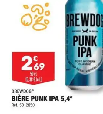 ALDI Brewdog Bière Punk IPA 5.4 offre
