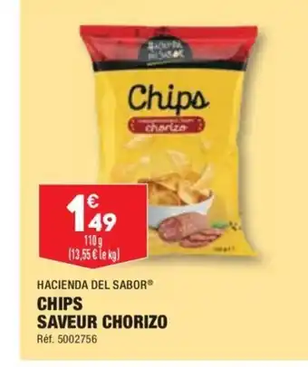 ALDI Hacienda del Sabor Chips Saveur Chorizo offre