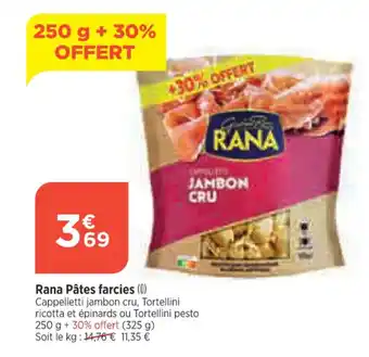 Bi1 Rana Pâtes Farcies offre