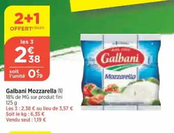 Bi1 Galbani Mozzarella offre