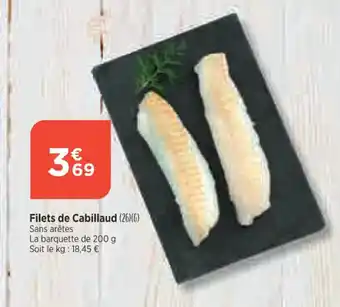 Bi1 Filets de Cabillaud offre