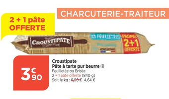 Bi1 Croustipate Pâte a Tarte pur Beurre offre