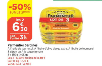 Bi1 Parmentier Sardines offre