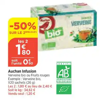 Bi1 Auchan Infusion offre