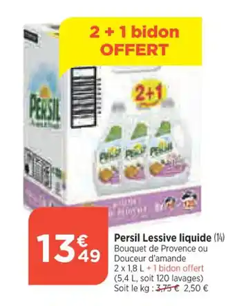 Bi1 Persil Lessive Liquide offre