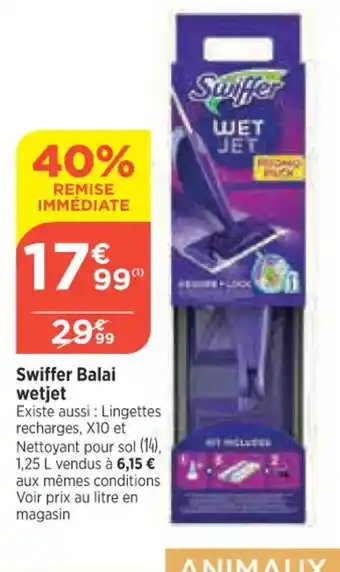 Bi1 Swiffer Balai Wetjet offre