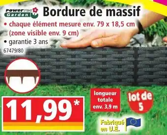 Norma Bordure de Massif offre