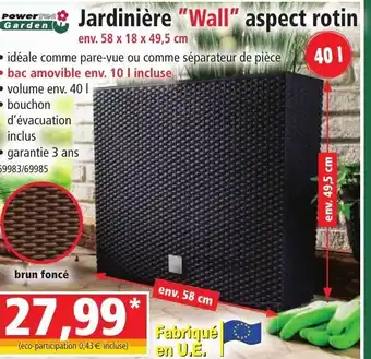 Norma Jardinière Wall Aspect Rotin offre