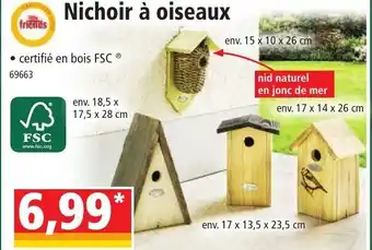 Norma Nichoir à Oiseaux offre