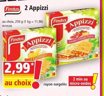 Norma Findus 2 Appizzi offre