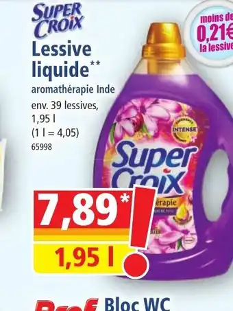 Norma Super Croix Lessive Liquide offre