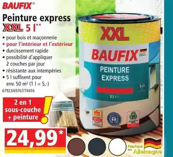 Norma Baufix Peinture Express offre