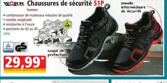 Norma Chaussures de Sécurité S1P offre