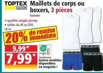 Norma Maillots de Corps ou Boxers offre