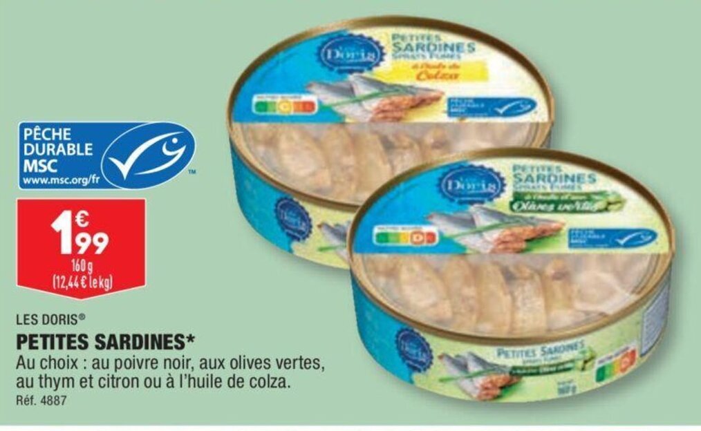 Promo Petites Sardines chez ALDI