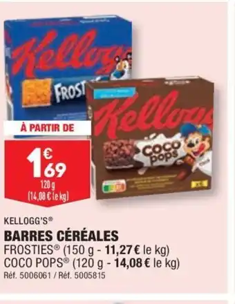 ALDI Barres Céréales offre